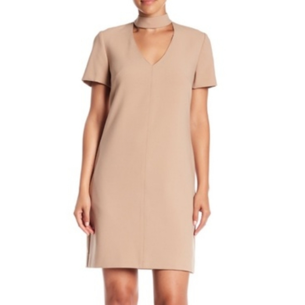 Trina Turk Sliver Choker Dress, Sz 2